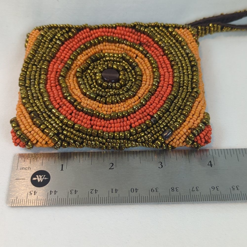 Handmade Beaded Purse - Picture 4 of 5